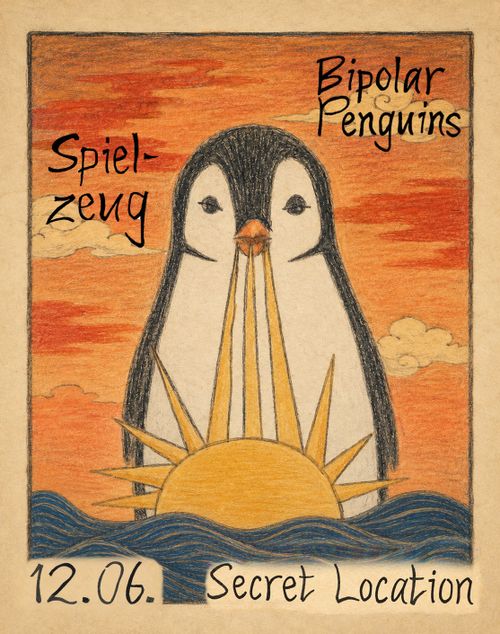 Bipolar Penguins + Spielzeug in Linz