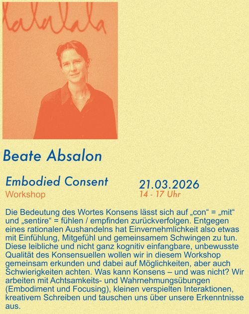 Workshop: Embodied Consent