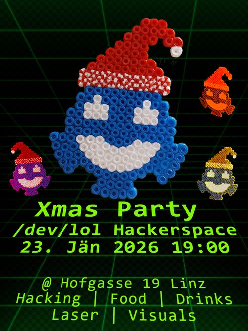 Xmas Party /dev/lol Hackerspace