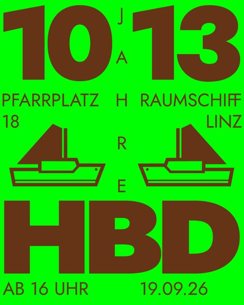 13 YEARS RAUMSCHIFF BIRTHDAY BASH 